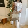thumbnail image 3 of Women Large Capacity Tote Bag Summer Beach Bag Handbag With Tassel, Beach Shoulder Bag Handbag for Travel Daily Shopping, 3 of 7