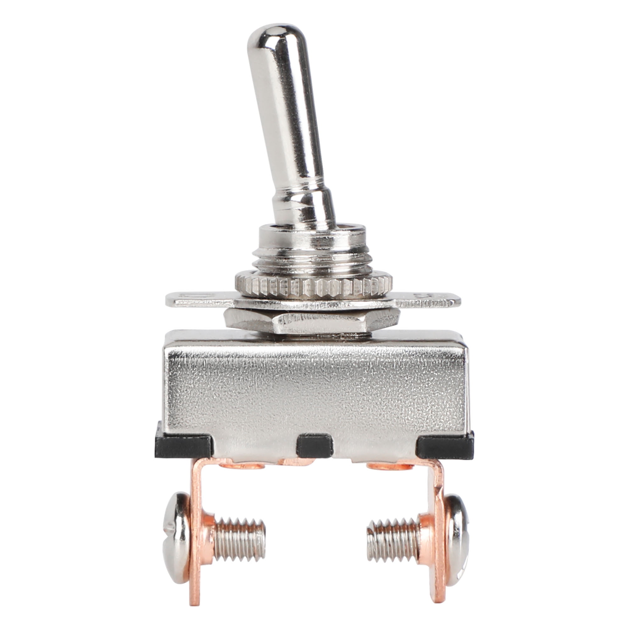 EverStart Universal Metal Toggle Switch 20 Amp 12 Volt DC, Silver