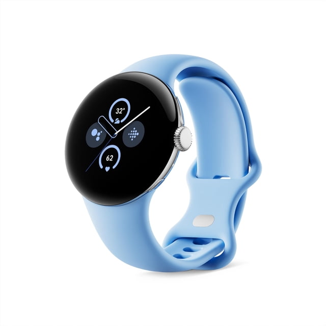 Reloj inteligente Google Pixel Watch 2 con funciones de Fitbit plateado