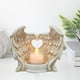 thumbnail image 3 of Decoración  colección del quemador de aceite del tenedor blanco Gloria Porta vela, 3 of 9