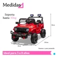 thumbnail image 4 of The Baby Shop Carro Montable Eléctrico Camioneta Rojo Niño Control Tek-799, 4 of 5