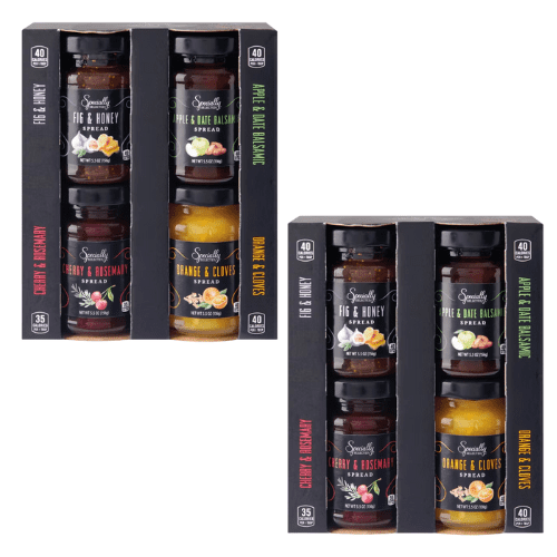 Specially Selected Cheese Pairing Spread Set, Assorted Flavors, 4 Count, 22 oz,2 Pack