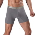 thumbnail image 2 of wendunide men's pants Fashion Men's Sports Long Running Wear Leg Multi-function Boxer Briefs Grey L, 2 of 6
