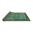 thumbnail image 2 of Ahgly Company Indoor Rectangle Oriental Turquoise Blue Industrial Area Rugs, 5' x 8', 2 of 4