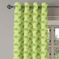 thumbnail image 3 of Ambesonne Hedgehog Grommet Curtain, Spiny Mammals Green, 50" x 54", Pistachio and Lime Green, 3 of 6