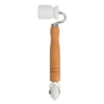 WHAMVOX Seam Roller with Wooden Handle for Wallpaper Material Assorted to Use 3.5 Inches