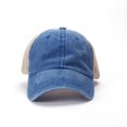 thumbnail image 2 of Duoif Baseball Cap Hats for Women Printing Women's Cap Cowboy Sun Baseball All- Baseball Caps Hats for Men Blue, 2 of 7