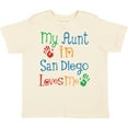 thumbnail image 3 of Inktastic My Aunt in San Diego Loves Me Boys or Girls Toddler T-Shirt, 3 of 5