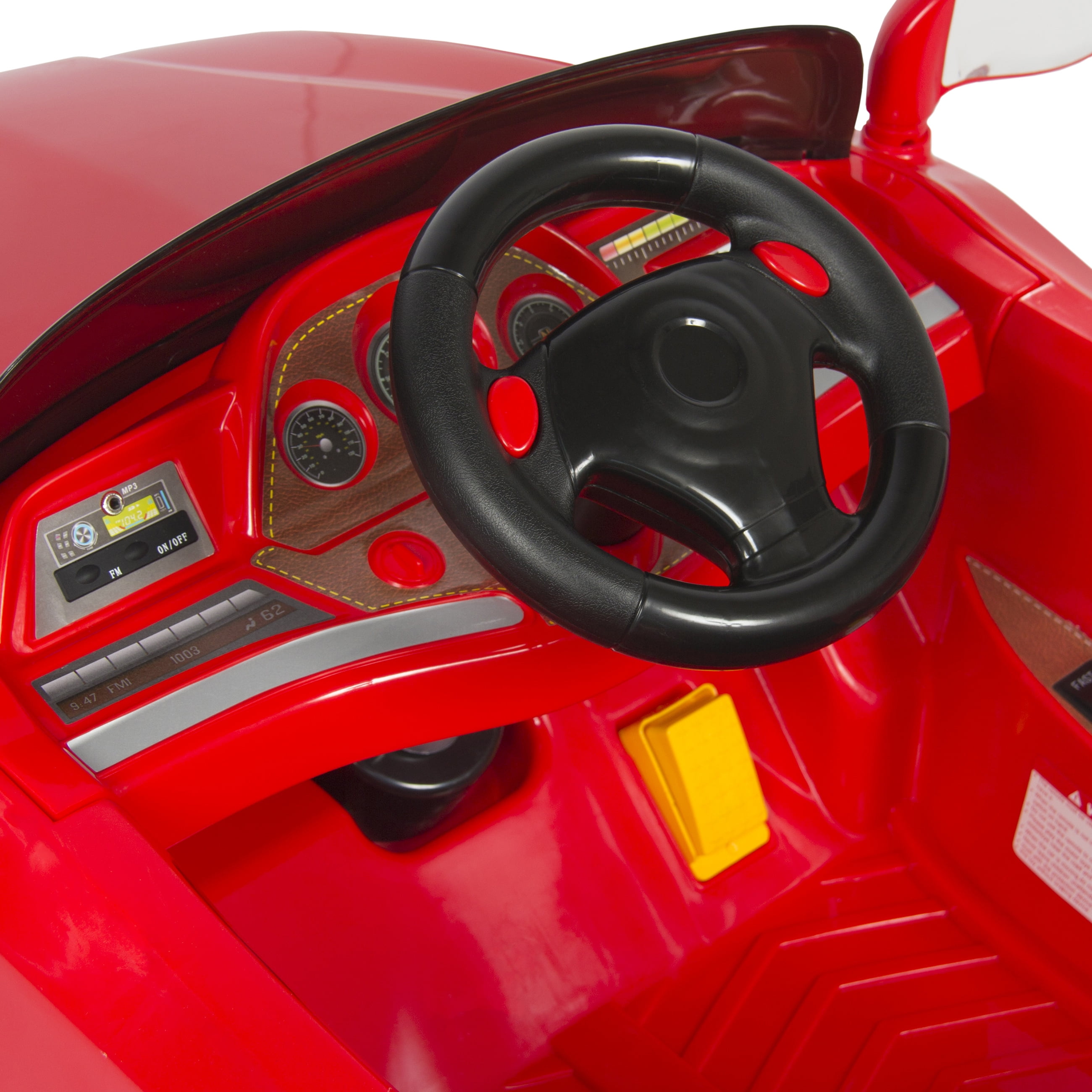 power wheels red car