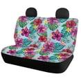 thumbnail image 2 of FOR U DESIGNS Hibiscus Plumeria Pattern Seat Cover for Cars Elastic Automotive Seat Cushion Washable Interior Vehicle Accessories, Car Seat Covers Full Set of 4, 2 of 7