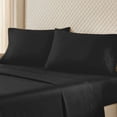 thumbnail image 4 of Superior Egyptian Cotton 530 Thread Count Deep Pocket Sheet Set, Full Size, Black, 4 of 5