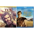 thumbnail image 2 of The Ten Commandments 1956 & 1923 Ben-Hur Charlton Heston Triple Feature 4 Blu Ray Set Includes Bonus Ark of The Covenants Art Card, 2 of 4