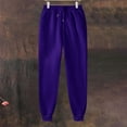 thumbnail image 3 of Fiaer,Sweatpants Women Oversized High Waisted Warm Casual Lounge Joggers with Pockets Relaxed Fit Workout Athletic Pants Purple XXXL, 3 of 5