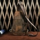 thumbnail image 3 of Bolso bandolera Le'aokuu para hombre de piel auténtica, 3 of 7