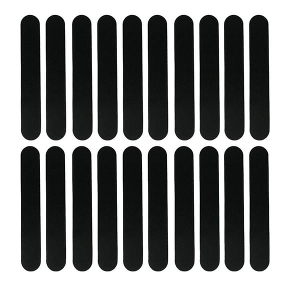 20 Pieces Hat Size Reducers: Hat Adjustment Strips for Adult Men, Women, Universal for of Hats - Black, 23.5x3.7cm 20 Pcs Black
