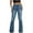 Light Blue, variant on Women's Casual High Waisted Mom Jeans Ripped Stretchy Tapered Denim Pants Wide Leg Jeans for Women Trendy Light Blue L