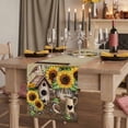 thumbnail image 2 of Table Runners 72 Inches Long Dress Scarves, Farmhouse Sunflowers Farmhouse Kitchen Table Runner, Coffee Tablerunners, Western Star Vintage Sparrows 16x72 Inch, 2 of 9