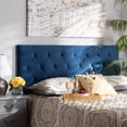 thumbnail image 5 of Baxton Studio Felix Modern and Contemporary Velvet Upholstered Headboard-Navy Blue King, 5 of 5