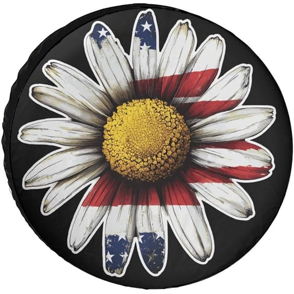 Heavy Duty Spare Tire Cover American Bald Eagle Weatherproof Wheel Protectors Independence Memorial Day Tire Cover Universal Fit for Trailer SUV Truck Camper Travel Trailers Accessories