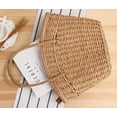 thumbnail image 3 of CoCopeaunt Women Straw Bags Purse Summer Beach Tote Bag Handmade Woven Shoulder Handbag, 3 of 5