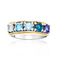 thumbnail image 3 of Ross-Simons 1.30 ct. t.w. Multi-Gemstone Ring in Sterling Silver and 14kt Yellow Gold, Women's, Adult, 3 of 8