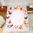 thumbnail image 5 of Feelyou Farm Rooster Teens Bed Sheets, Rustic Chinken King Sheets, 4pcs, 5 of 7