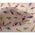 thumbnail image 4 of oneOone Viscose Chiffon Light Brown Fabric Candy Stick Kids Sewing Fabric By The Yard Printed Diy Clothing Sewing Supplies 42 Inch Wide, 4 of 4