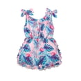 thumbnail image 2 of ITFABS Bébé Fille Combinaison en Coton, Impression Bretelles Romper, 2 of 9