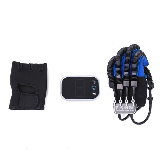 Gant de Robot de Réhabilitation, Alimentation Type C, Équipement de Récupération par Entraînement de la Main, Ajustement à 9 Vitesses, Prise pour Exercices en Maison de Retraite S,m,L,TG