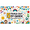 2A, variant on LUUFILx Colorful Fun Themed Banner with Monkey Rainbow Stars and School Elements Peace Out 5th Grade Next Stop Middle School Decoration Backdrop