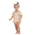 thumbnail image 4 of Winnie the Pooh Baby Girl Sundress, Romper and Diaper Cover Outfit Set with Headband, Sizes 0/3M-24M, 4 of 7