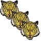 thumbnail image 1 of Parche Termoadhesivo Decorativo Tiger06 3 Parches Tiger 25x25cm Amarillo/Blanco Bordado Adhesivo para Planchar PatchPros Parches MXGRI-003, 1 of 1
