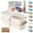 Cream-2 Cup-2 Pack, variant on Silicone Freezer Tray With Lid Soup Container Molds Steel Reinforced Rim Large Ice Cube Sauce Leftovers Homemade Meal Prep Freezing Kitchen Storage Containers Cream