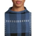 thumbnail image 5 of By Design Kylie Funnel Neck Plaid Pullover Sweater, 5 of 6