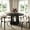 Black, variant on Round Dining Table Set for 4-6 People, 47" Wooden Dining Room Table and Chairs, Space-Saving Circle Dinner Table Set for Kitchen, Living Room