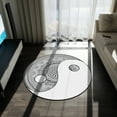 thumbnail image 3 of Yin-Yang Round Rug | Area Rug | YinYang Rug | Meditation Rug, 3 of 4
