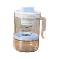thumbnail image 4 of simhoa Greek Yogurt Strainer with Lid Household Easy to Clean Reusable Juice Filter blue, 4 of 8