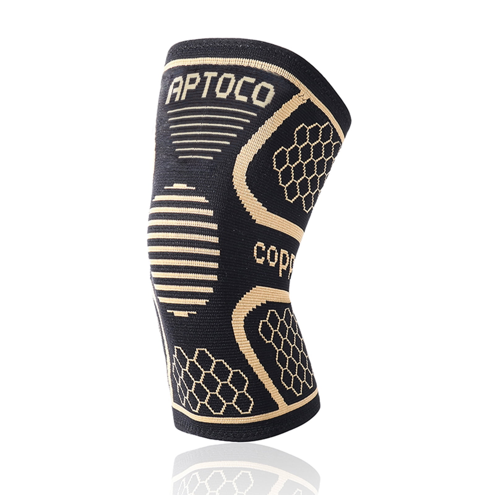 Aptoco Copper Knee Brace Knee Compression Sleeve for Joint