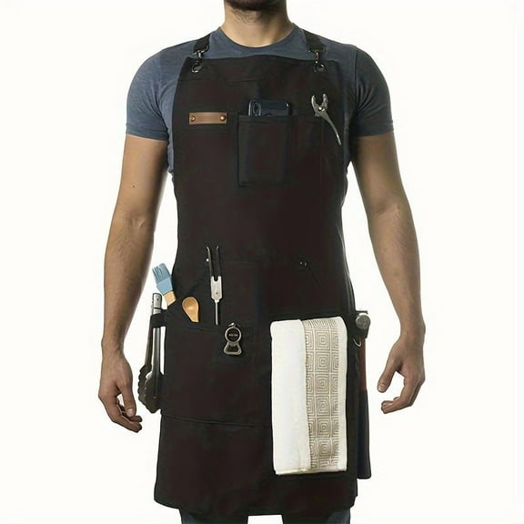 PEACNNG Chef  BBQ And Work Apron (Apron Only)
