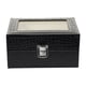 thumbnail image 1 of Caja creativa para guardar relojes, expositor de relojes de pulsera, estuche para el hogar (negro), 1 of 7