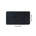 thumbnail image 3 of Zynviq Bathroom Rugs 35.9" X 16.9" Solid Color Bath Rugs Pvc Washable Absorbent Black Rectangular Small Rug for Bath, 3 of 6