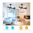 thumbnail image 2 of Ventilador De Techo Modernos De 28 Pulgadas negro, 2 of 5