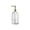 White, variant on 450ML Textured Glass Lotion Dispenser, Large 450ML Glass Lotion Dispenser, Press Cosmetic Jar, Elegant Container for Bathroom Hand Soap Kitchen Liquid Refill