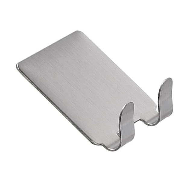 Ganchos adhesivos, ganchos de pared sin clavos, ganchos metálicos resistentes, ganchos para colgar Doble