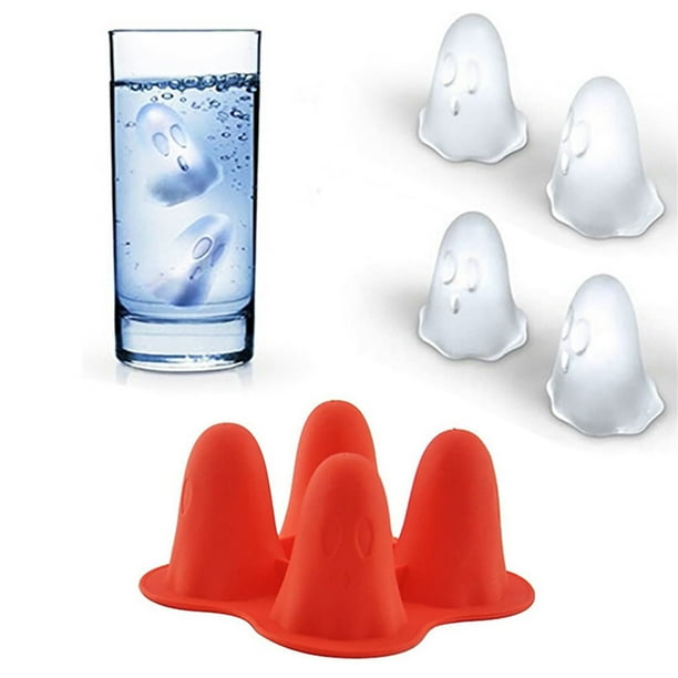 Molde para hacer pudín, gelatina y chocolate con 4 bandejas para hielo