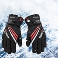 thumbnail image 1 of Men Winter Thermal Gloves Outdoor Motorcycle Riding Windproof Thicken Ski Gloves, 1 of 1