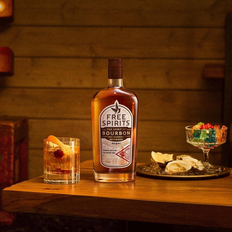 Free Spirits Non-Alcoholic Bourbon Spirit, Award Winning Beverage