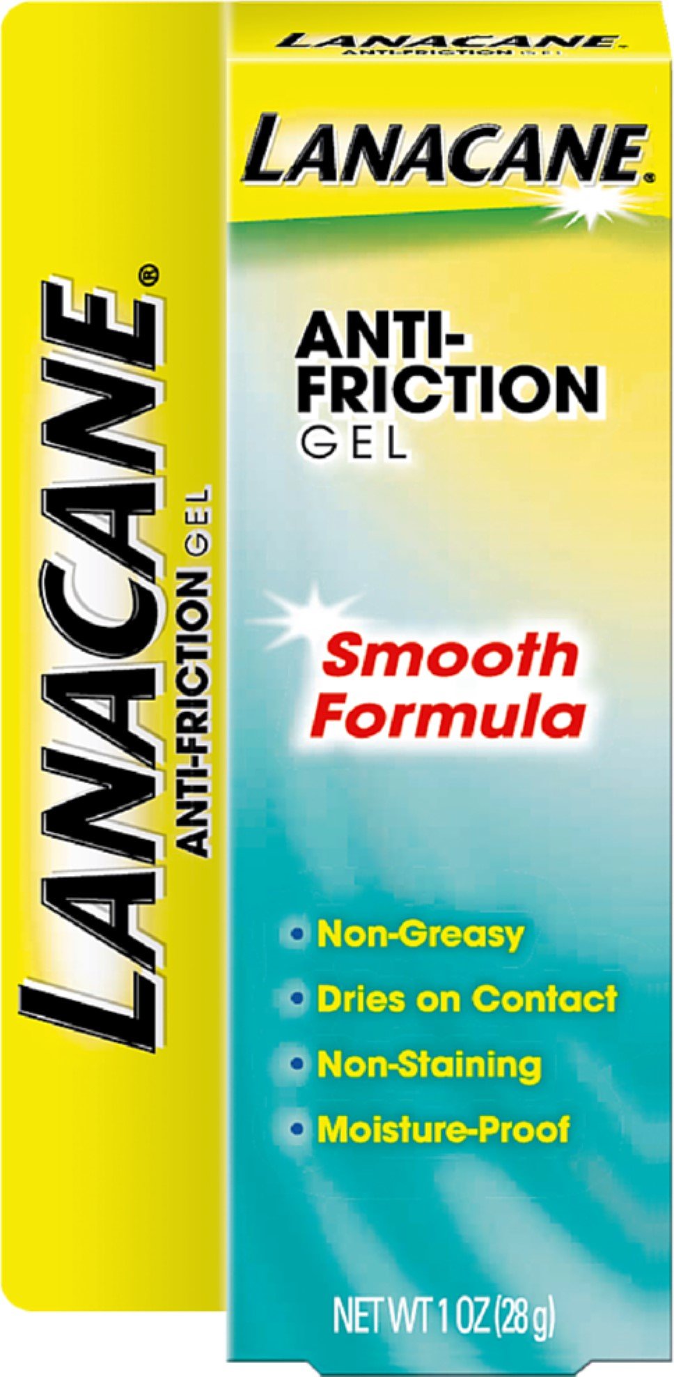 2 Pack Lanacane Anti Chafing Gel, 1 Ounce