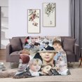 thumbnail image 4 of Blanket Park Jimin Soft and Comfortable Warm Fleece Throw Blankets Yoga Blankets Beach Blanket Picnic Blankets Gift for Dorm room office decor Sofa Bed Camping Travel All Season, 4 of 6