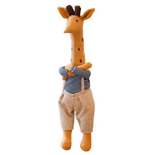 Juguetes De Peluche De Jirafa De 17,7 Pulgadas, Muñeco De Peluche , Juguete De Animales De Dibujos Animados Suave Para Niños Moyic FN007664-01